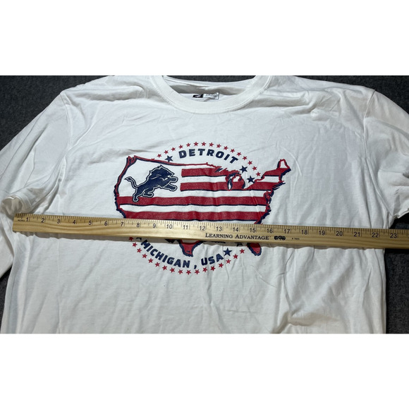 Detroit Lions Shirt Long Sleeve Mens XLT NFL Football Team Apparel Michigan USA - Picture 2 of 8